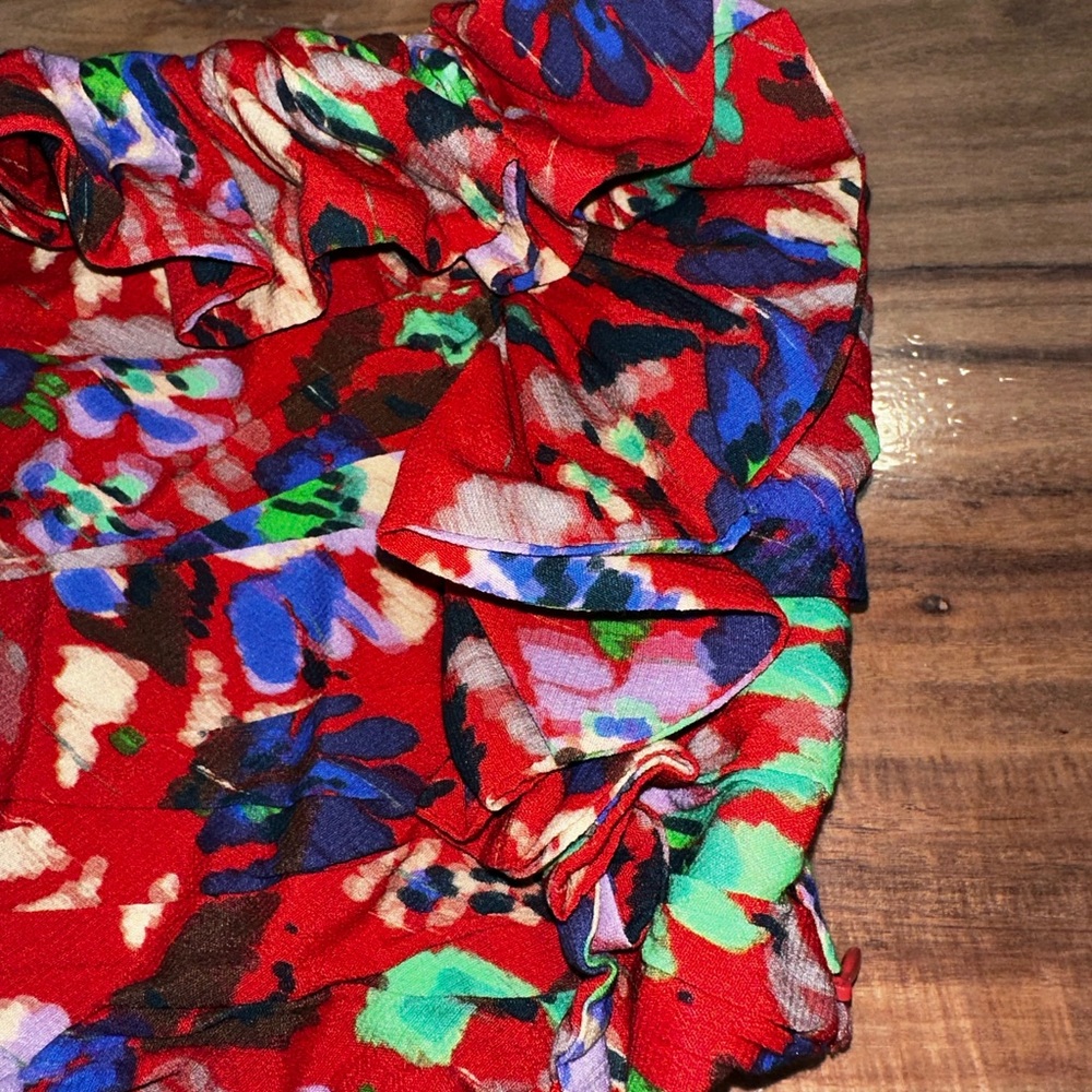 Zara Ruffle Crop Top - Picture 3 of 6